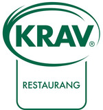 Logotyp för Krav:s restaurangmärkning.