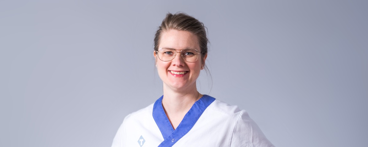 Sara Nilsson, ortodontiassistent i Region Blekinge.