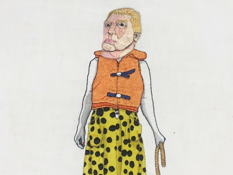 broderi Ida-Lovisa Rudolfsson portrait in disguise 